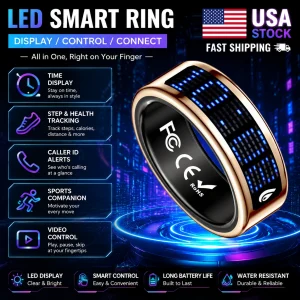 Cyber Style LED Smart Ring - Thumbnail Image 1