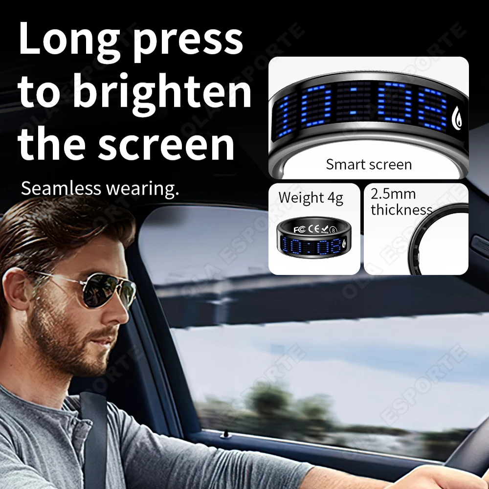 Cyber Style LED Smart Ring - Image 4