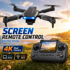 ZNLYRION 4K RC Drone with Screen Remote Control & Dual Camera - Thumbnail Image 3