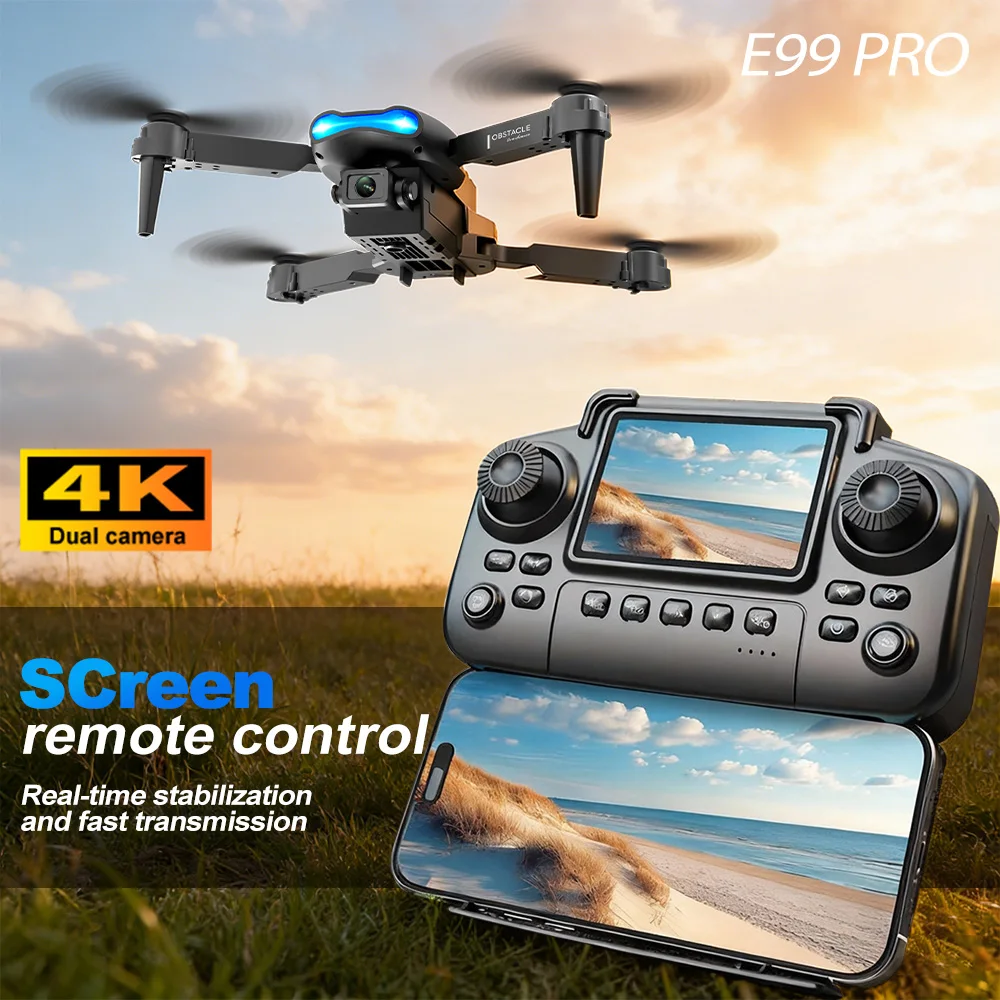 ZNLYRION 4K RC Drone with Screen Remote Control & Dual Camera - Image 8