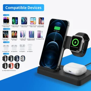 3-in-1 Foldable Magnetic Wireless Charging Station - Thumbnail Image 4