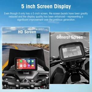 5" Waterproof Motorcycle GPS Navigation Screen - Thumbnail Image 6