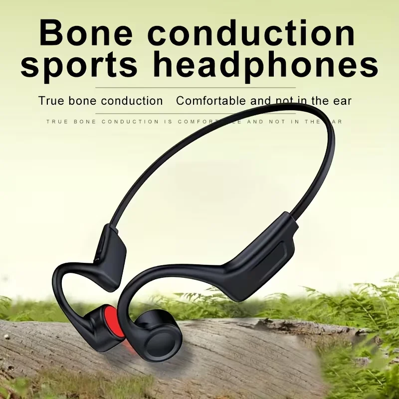 Open-Ear Bone Conduction Wireless Sports Headphones with Mic & Type-C Charging - Image 2