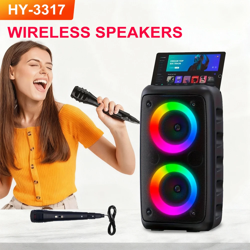 Portable Bluetooth Karaoke Speaker with Microphone - Image 3