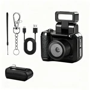 1080P Retro Mini Keychain Camera