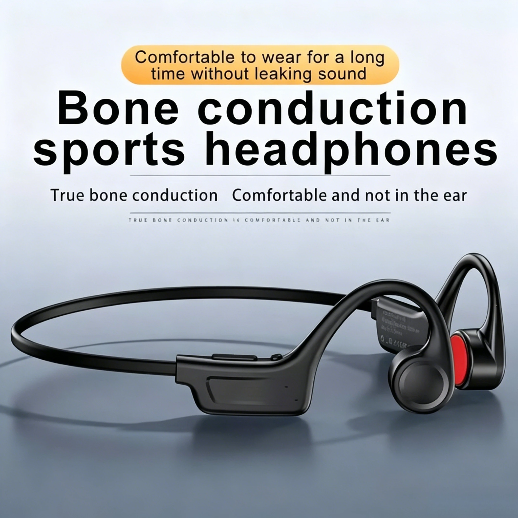 Open-Ear Bone Conduction Wireless Sports Headphones with Mic & Type-C Charging - Image 4