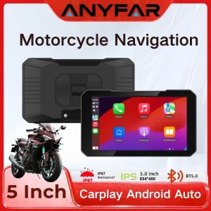 5" Waterproof Motorcycle GPS Navigation Screen - Thumbnail Image 8