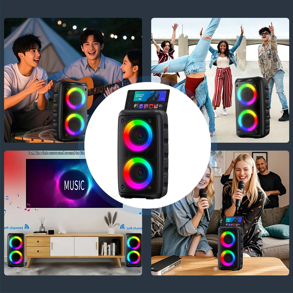 Portable Bluetooth Karaoke Speaker with Microphone - Image 4