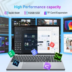 15.6" Laptop (16GB RAM, SSD, Windows 11 Pro) - Thumbnail Image 4