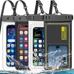 4-Pack IP68 Waterproof Phone Pouch Dry Bag
