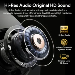 Wireless Headphones-Bluetooth 5.4, Hi-Res Audio - Thumbnail Image 4