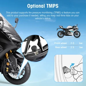 5" Waterproof Motorcycle GPS Navigation Screen - Thumbnail Image 5