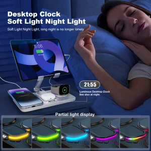 7-in-1 Fast Wireless Charging Station - Thumbnail Image 6