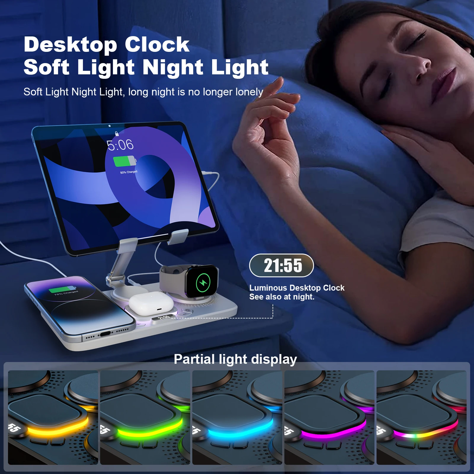 7-in-1 Fast Wireless Charging Station - Image 6
