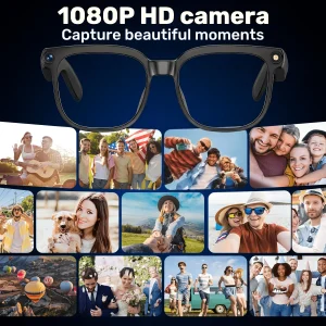 Smart Camera Glasses with 8MP HD Video & Bluetooth Audio - Thumbnail Image 7