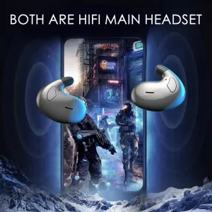 SK Ultra-thin Sleep Headphones 5.3 Wireless Bluetooth Headset Invisible Earbuds - Thumbnail Image 4