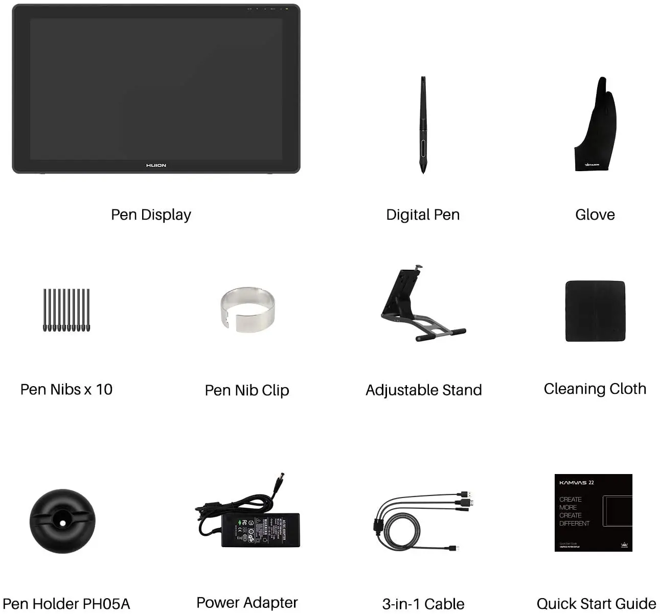 Kamvas 22 Pen Display Graphic Tablet - Image 3