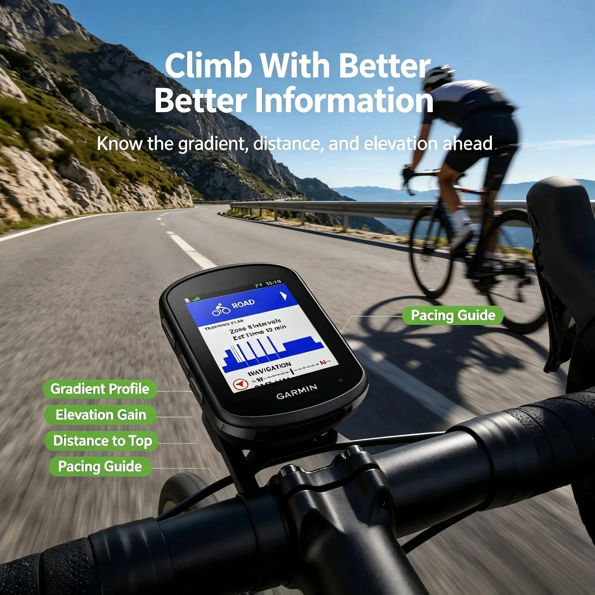 Garmin Edge 540 Multi-Band GNSS GPS Cycling Computer & Bike Navigation Device - Image 8