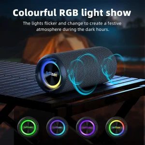 40W Portable Bluetooth Speaker with Bass - Thumbnail Image 7