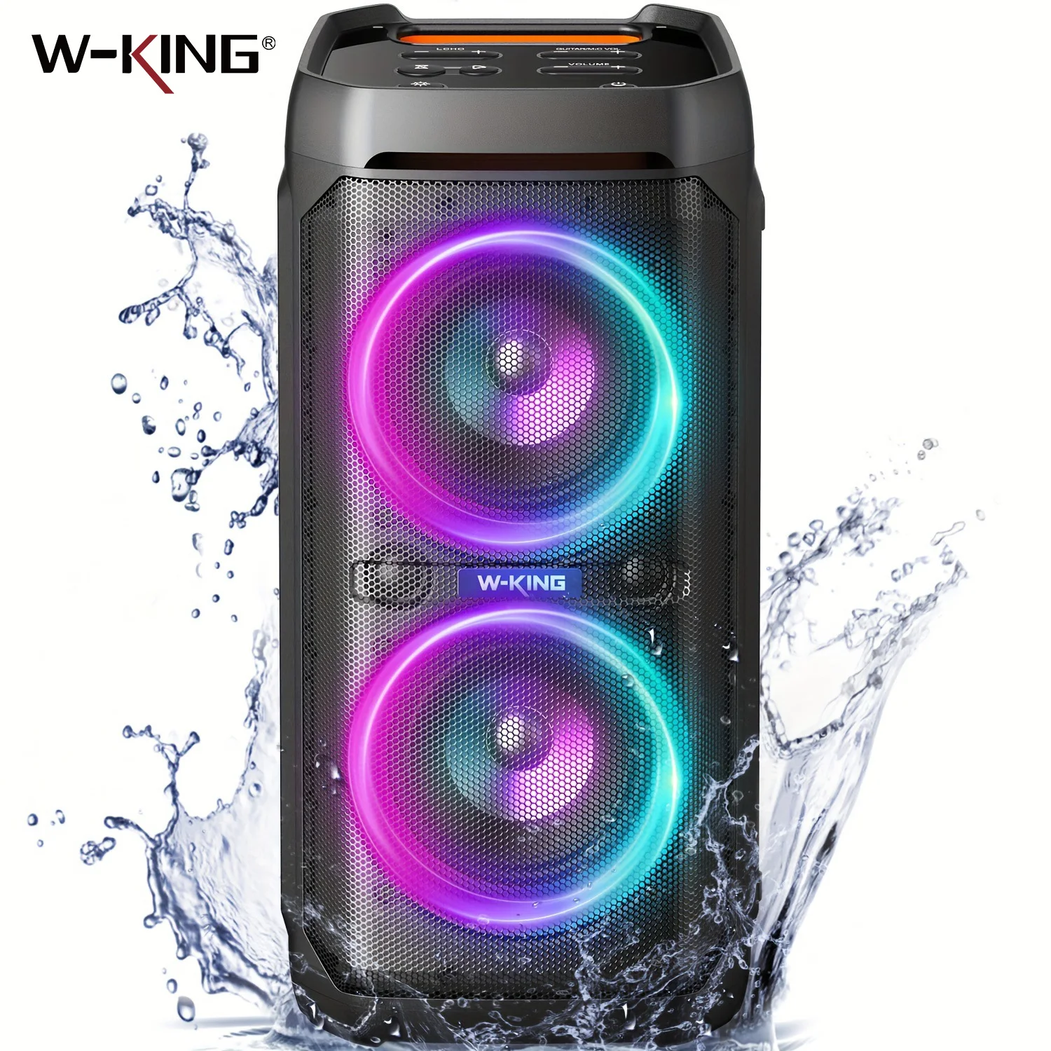 100W RMS IPX6 Waterproof Bluetooth Speaker - Image 1