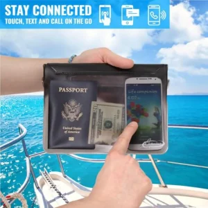 Waterproof Fanny Pack & Floating Phone Dry Bag for Travel and Beach - Thumbnail Image 5