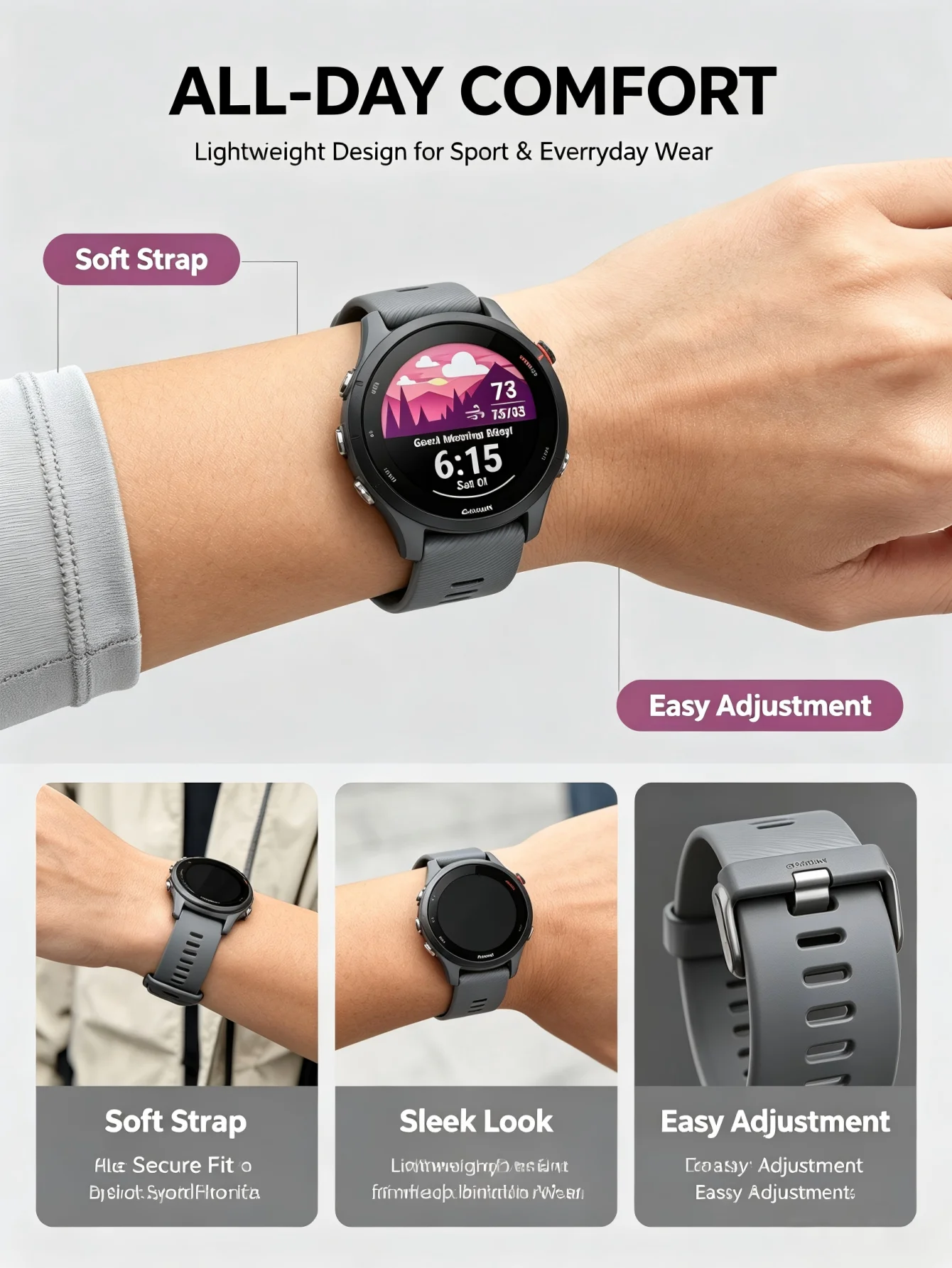 Garmin Forerunner 255 Sports Smartwatch - Image 4