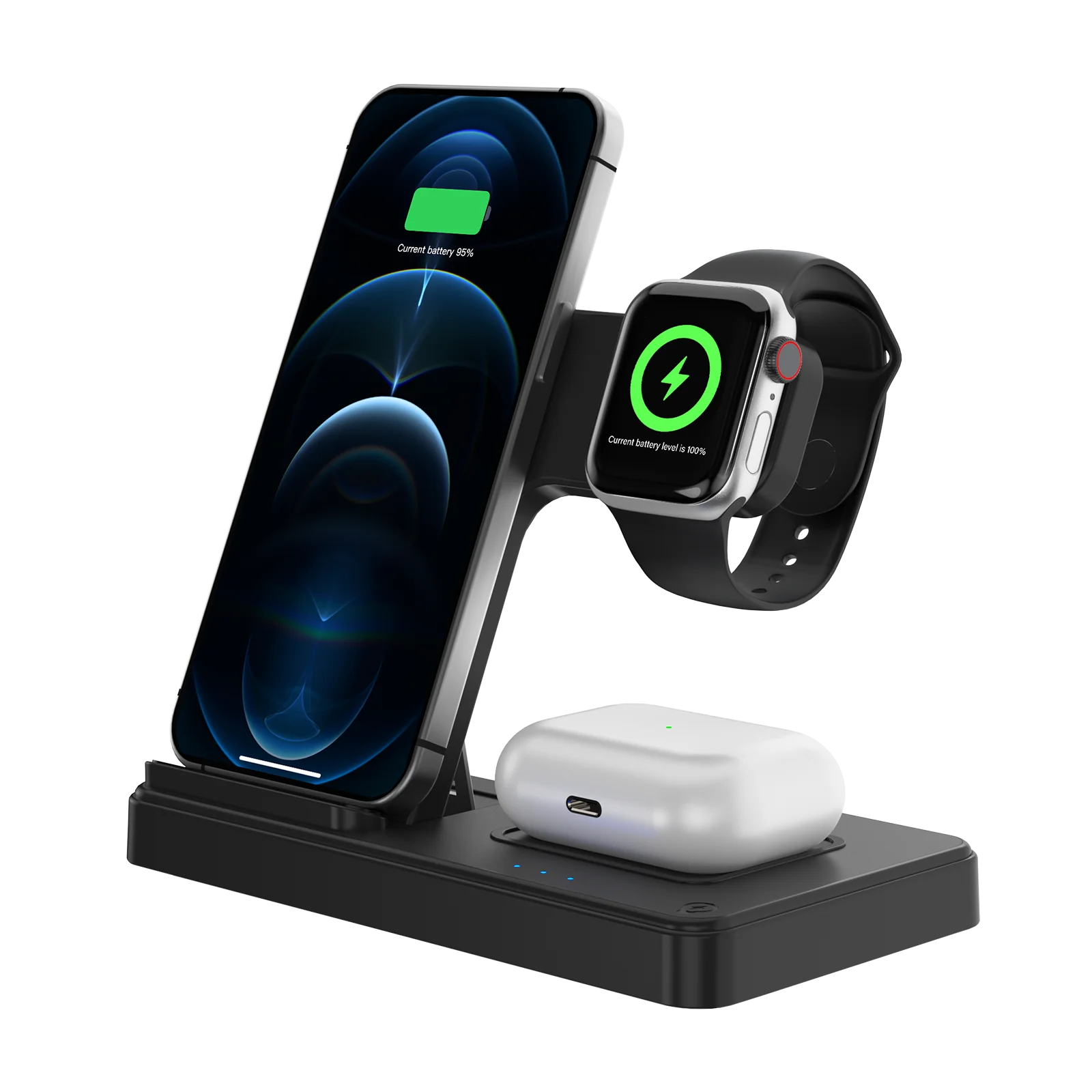 3-in-1 Foldable Magnetic Wireless Charging Station - Image 1