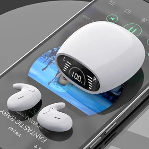 SK Ultra-thin Sleep Headphones 5.3 Wireless Bluetooth Headset Invisible Earbuds - Thumbnail Image 7