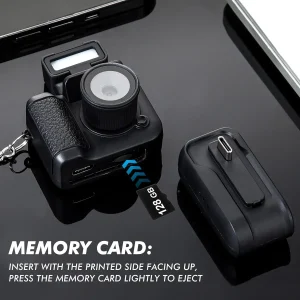 1080P Retro Mini Keychain Camera - Thumbnail Image 4