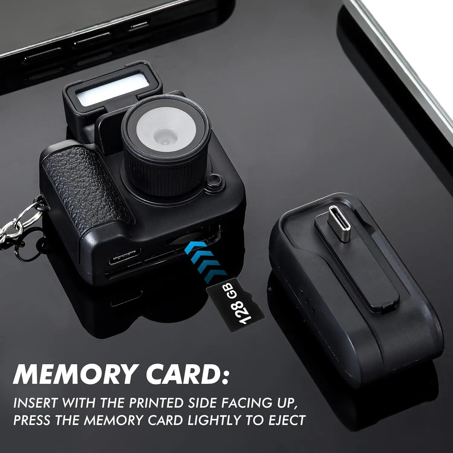 1080P Retro Mini Keychain Camera - Image 4