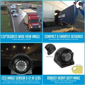 9-Inch IPS Car Monitor with 4 Reversing Cameras - Thumbnail Image 7