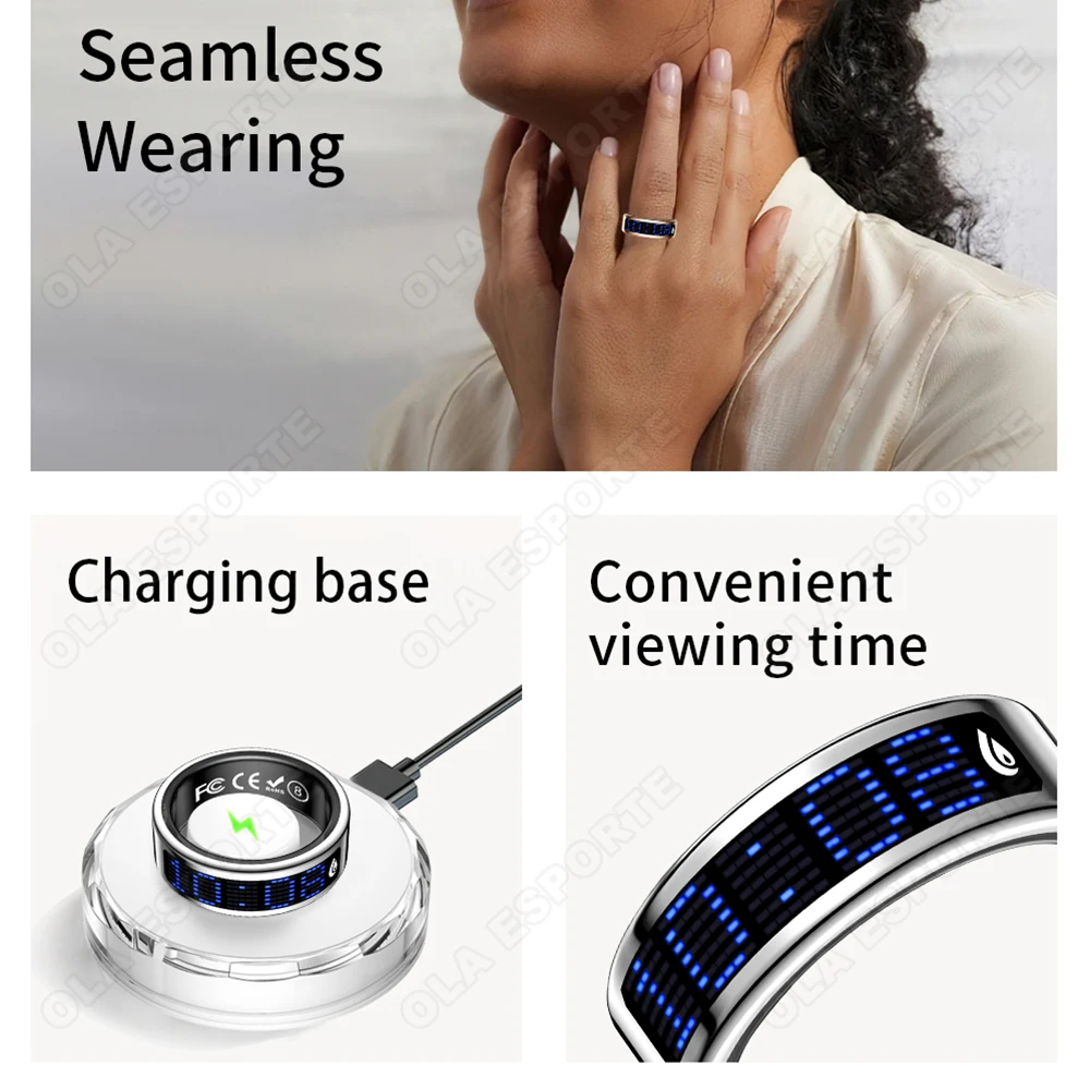 Smart Ring Fitness & Health Tracker with Sleep & Heart Rate Monitor - Image 5
