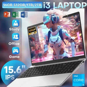 15.6" Laptop (16GB RAM, SSD, Windows 11 Pro)