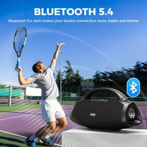200W RMS Portable IPX7 Waterproof Bluetooth Speaker - Thumbnail Image 3