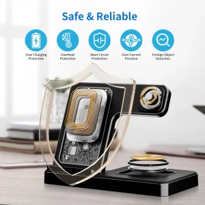 3-in-1 Foldable Magnetic Wireless Charging Station - Thumbnail Image 5