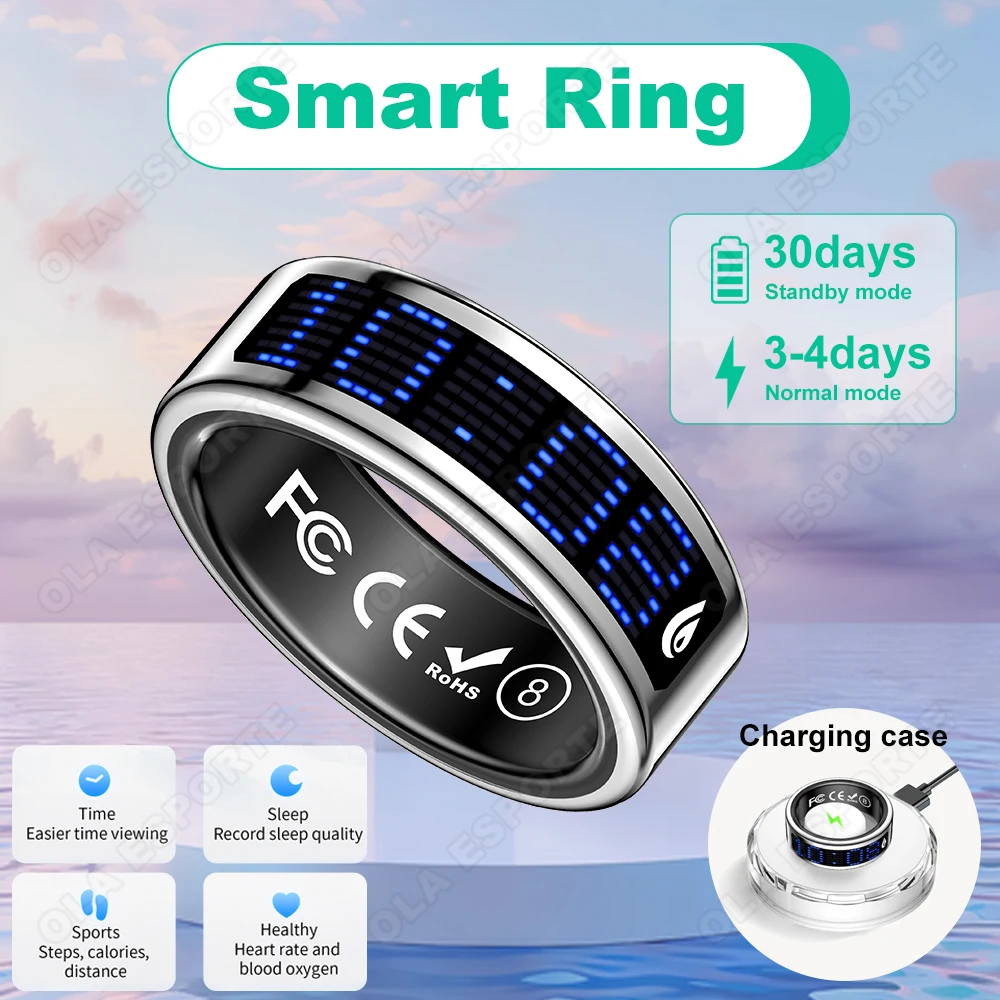Smart Ring Fitness & Health Tracker with Sleep & Heart Rate Monitor - Image 9