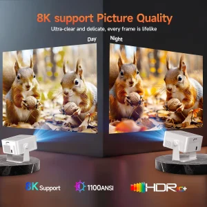 HY450MAX 1080P Portable Outdoor Smart Projector - Thumbnail Image 3