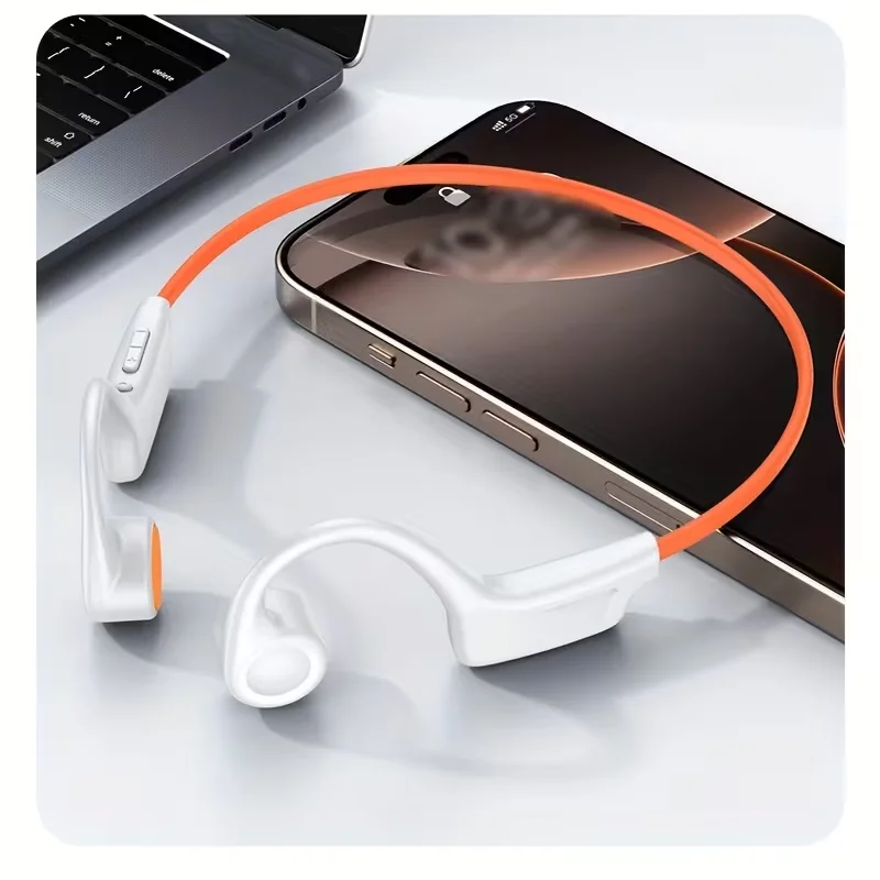 Open-Ear Bone Conduction Wireless Sports Headphones with Mic & Type-C Charging - Image 7