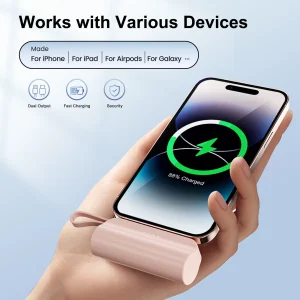 4500mAh Mini Capsule Power Bank - Thumbnail Image 5
