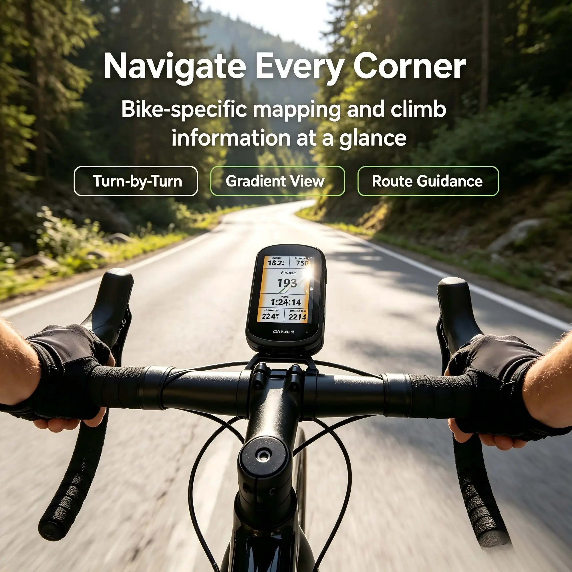 Garmin Edge 540 Multi-Band GNSS GPS Cycling Computer & Bike Navigation Device - Image 1