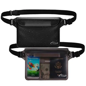 Waterproof Fanny Pack & Floating Phone Dry Bag for Travel and Beach