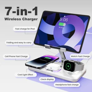 7-in-1 Fast Wireless Charging Station - Thumbnail Image 5