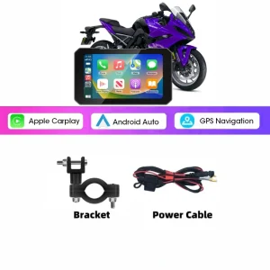 5" Waterproof Motorcycle GPS Navigation Screen - Thumbnail Image 9