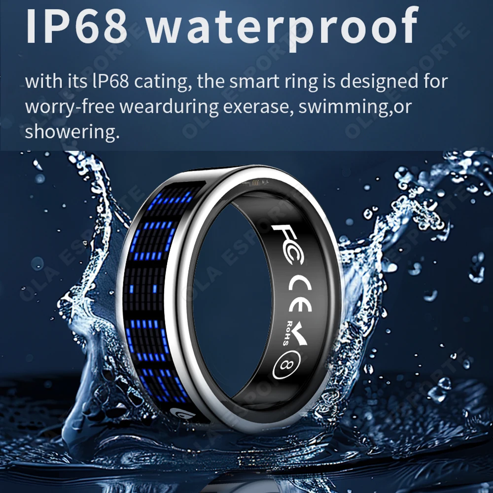 Smart Ring Fitness & Health Tracker with Sleep & Heart Rate Monitor - Image 4