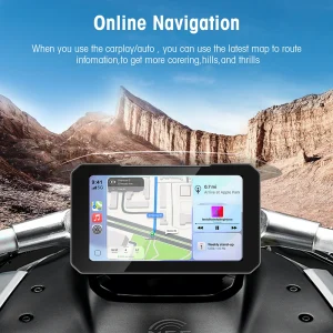 5" Waterproof Motorcycle GPS Navigation Screen - Thumbnail Image 7