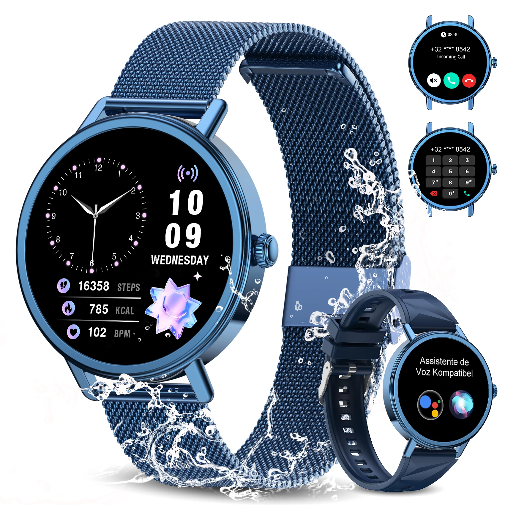 Blackview Women's Waterproof Smartwatch HD Fitness Tracker with Heart Rate Monitor - Image 8