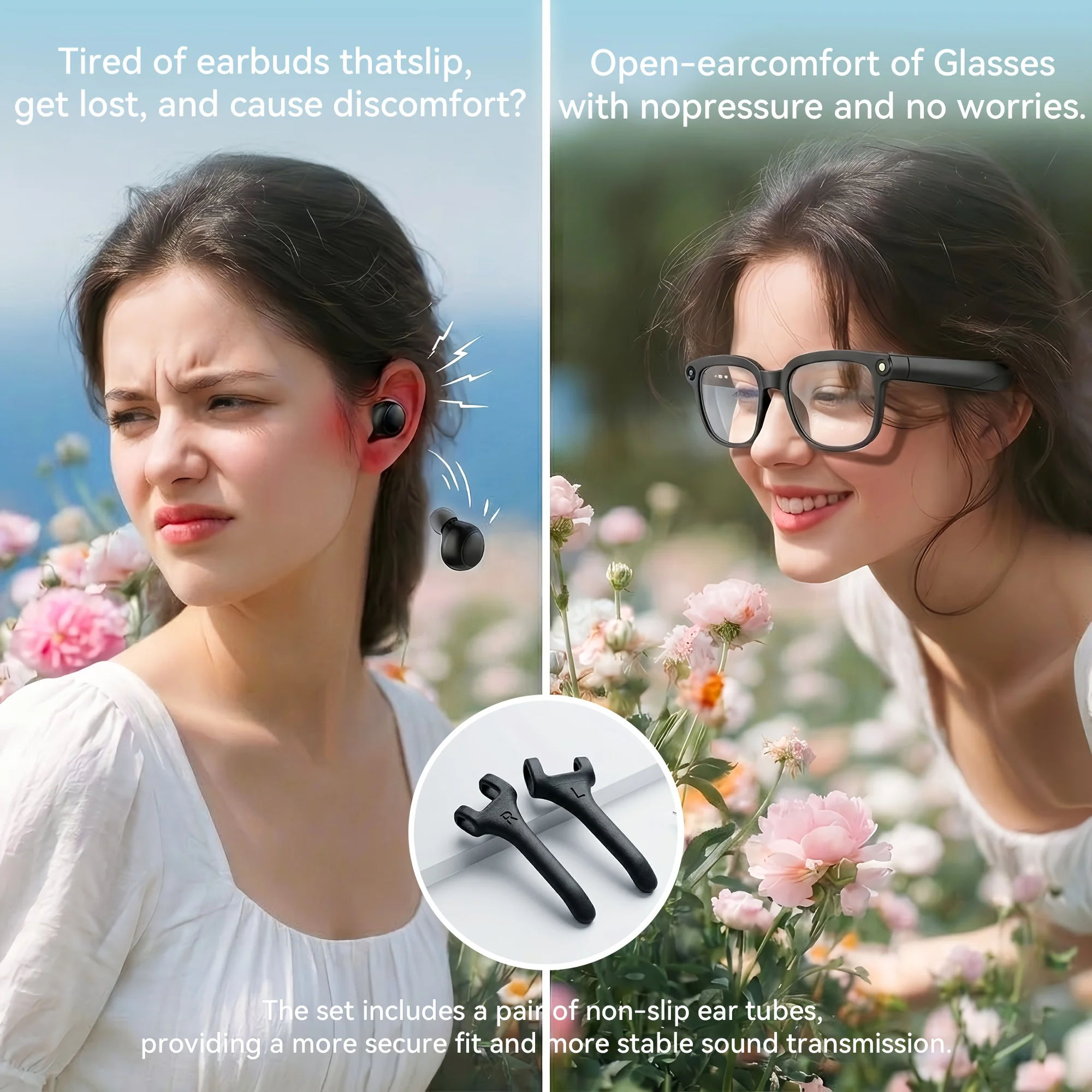 Smart Camera Glasses with 8MP HD Video & Bluetooth Audio - Image 6