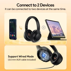 Wireless Headphones-Bluetooth 5.4, Hi-Res Audio - Thumbnail Image 6