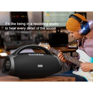 200W RMS Portable IPX7 Waterproof Bluetooth Speaker - Thumbnail Image 7