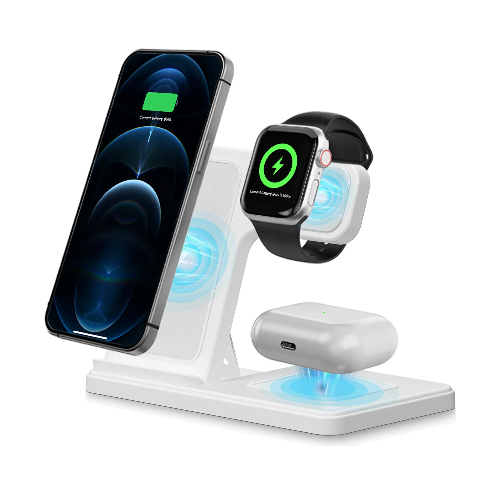 3-in-1 Foldable Magnetic Wireless Charging Station - Image 7